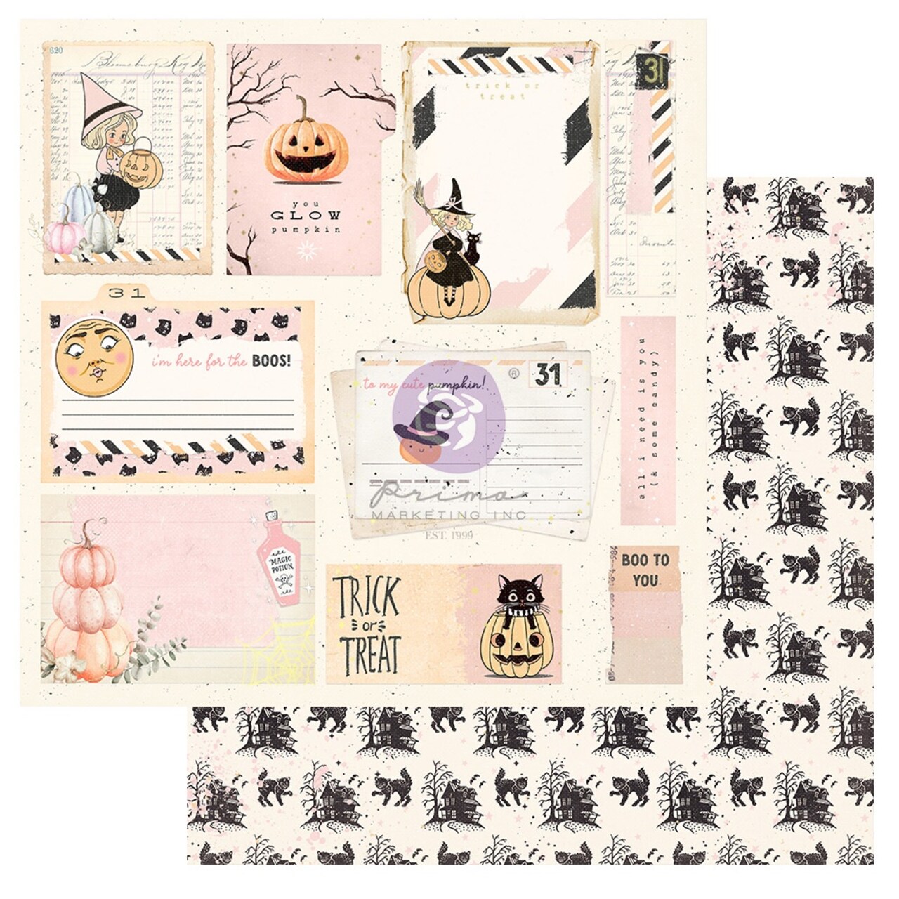 Luna Double-Sided Cardstock 12"X12"-Thirty One, W/Foil Details